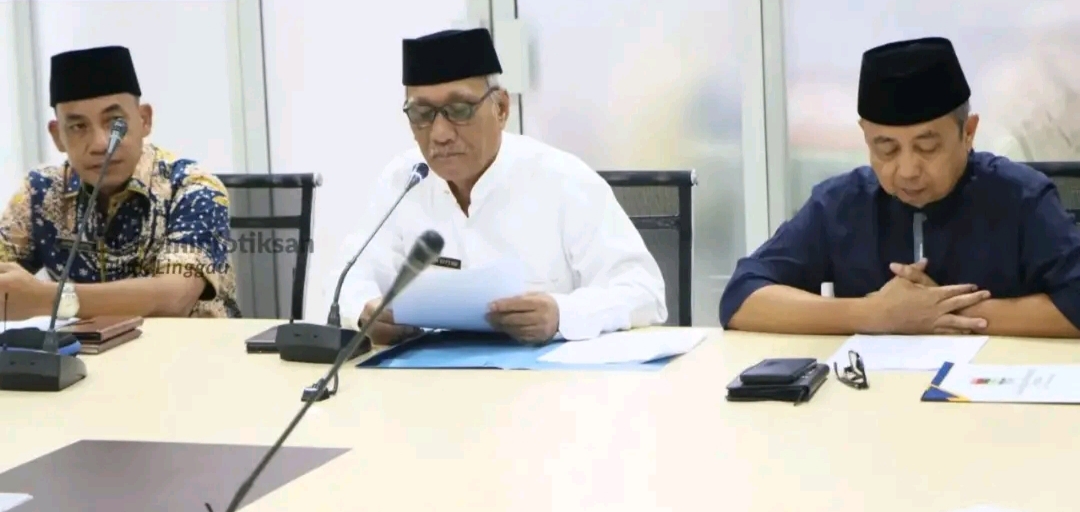 Wakil Wali Kota Pimpin Rapat Koordinasi Transisi Pimpinan BAZNAS Lubuk Linggau